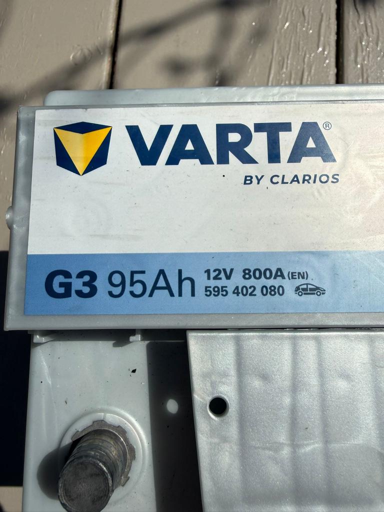 Varta G3 95Ah Accu 12V 800A | Zo goed als nieuw, Ophalen, Gebruikt