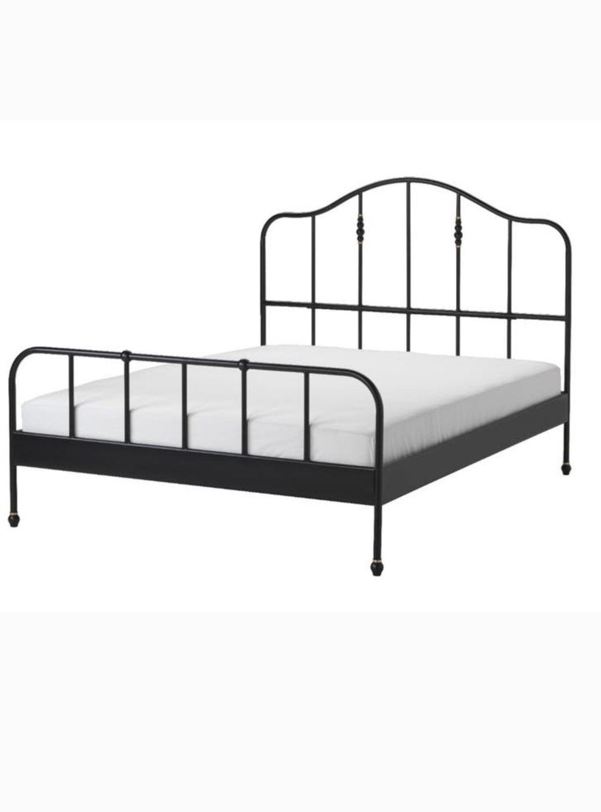 Ikea Sagstua bedframe incl Ikea lattenbodems, Huis en Inrichting, Slaapkamer | Bedden, Ophalen, Tweepersoons, 140 cm, Zo goed als nieuw