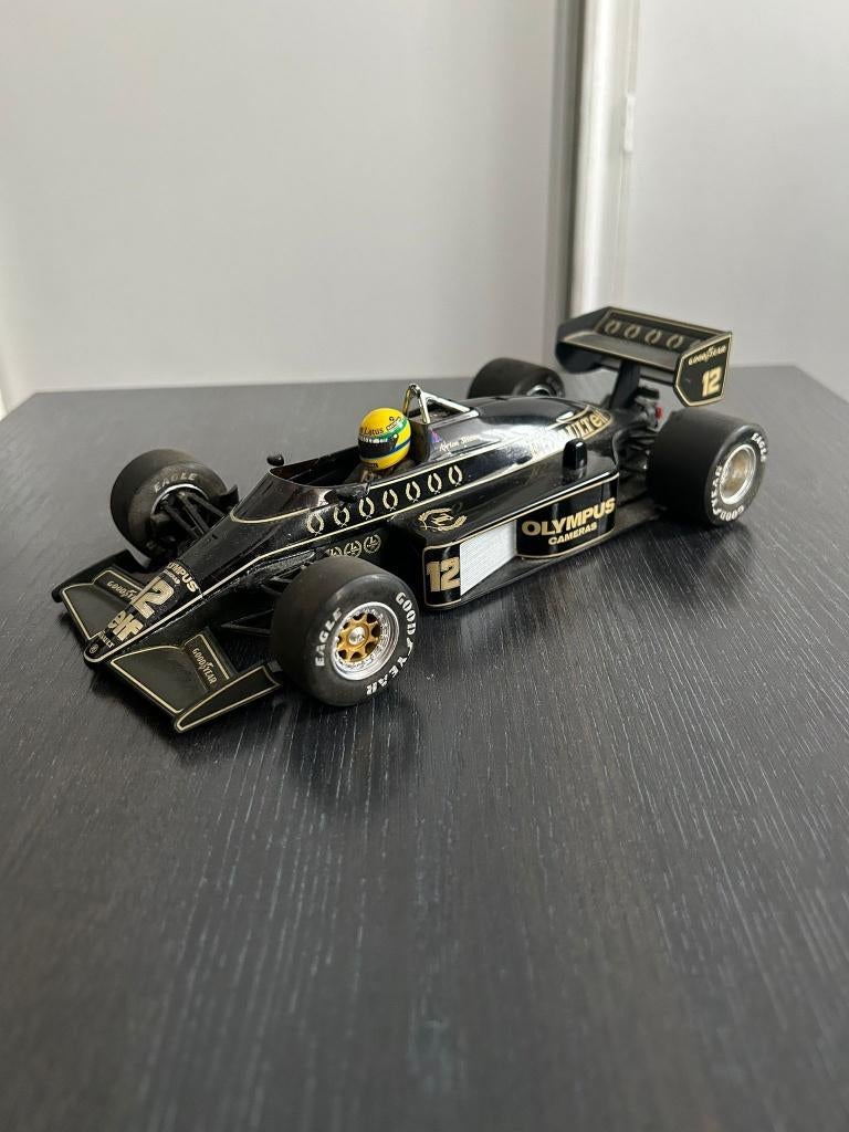 1:18 Minichamps Schaalauto Lotus Renault F1 Ayrton Senna, Ophalen, Zo goed als nieuw, Auto, MiniChamps
