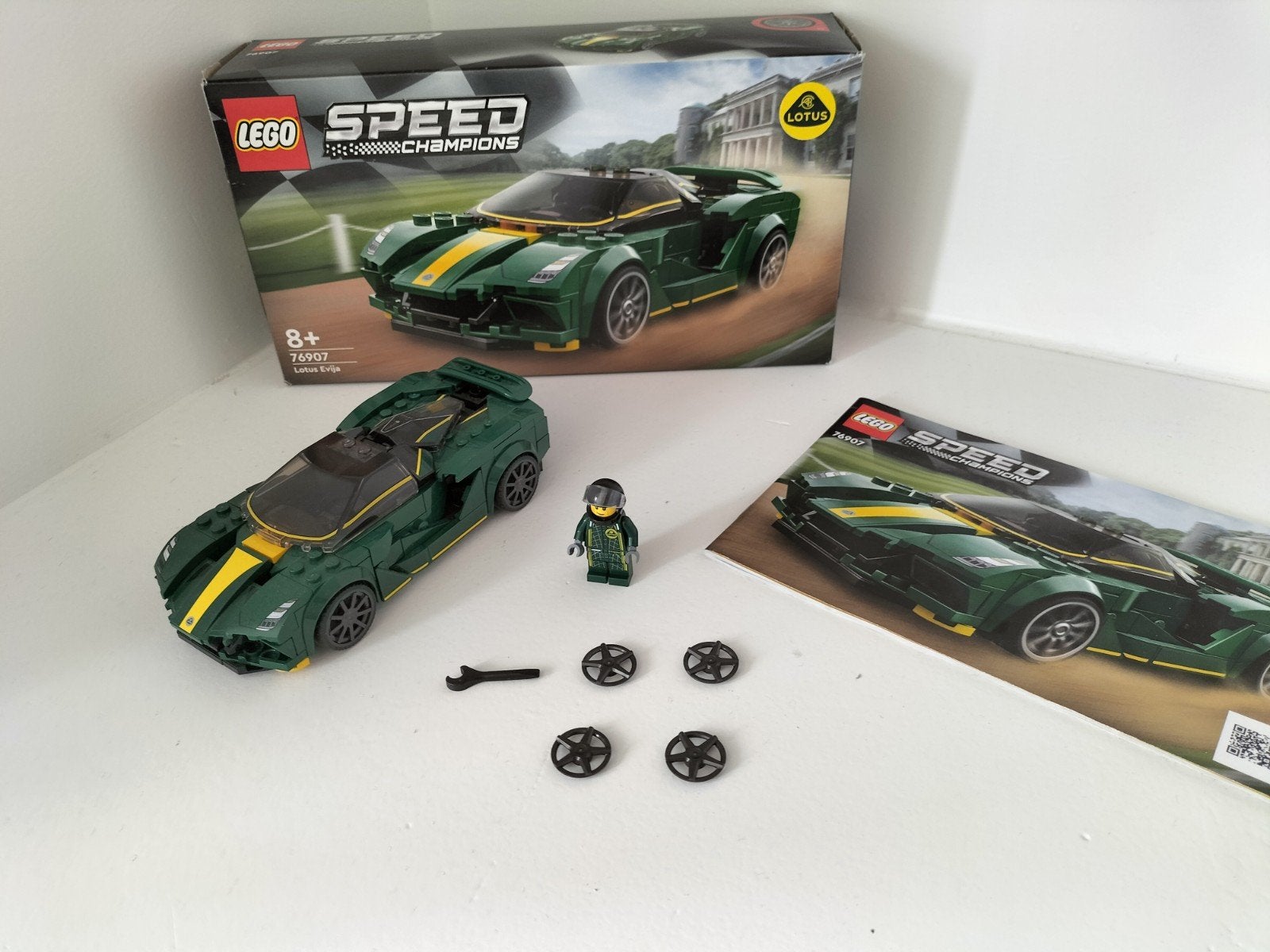 LEGO Speed Champions Lotus Evija (76907), Lego, Zo goed als nieuw, Compleet, Complete set