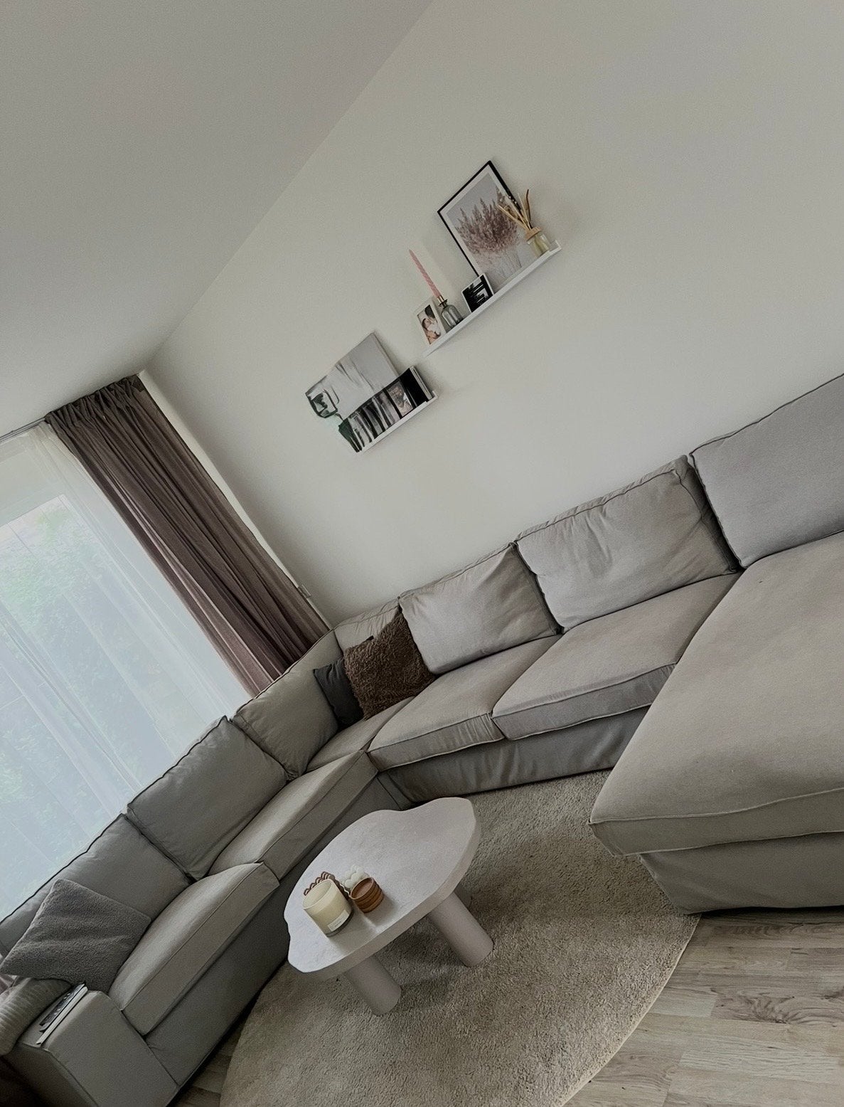 Kivik hoekbank 5 Zits met chaise longue, Ophalen, Gebruikt, Hoekbank, 300 cm of meer