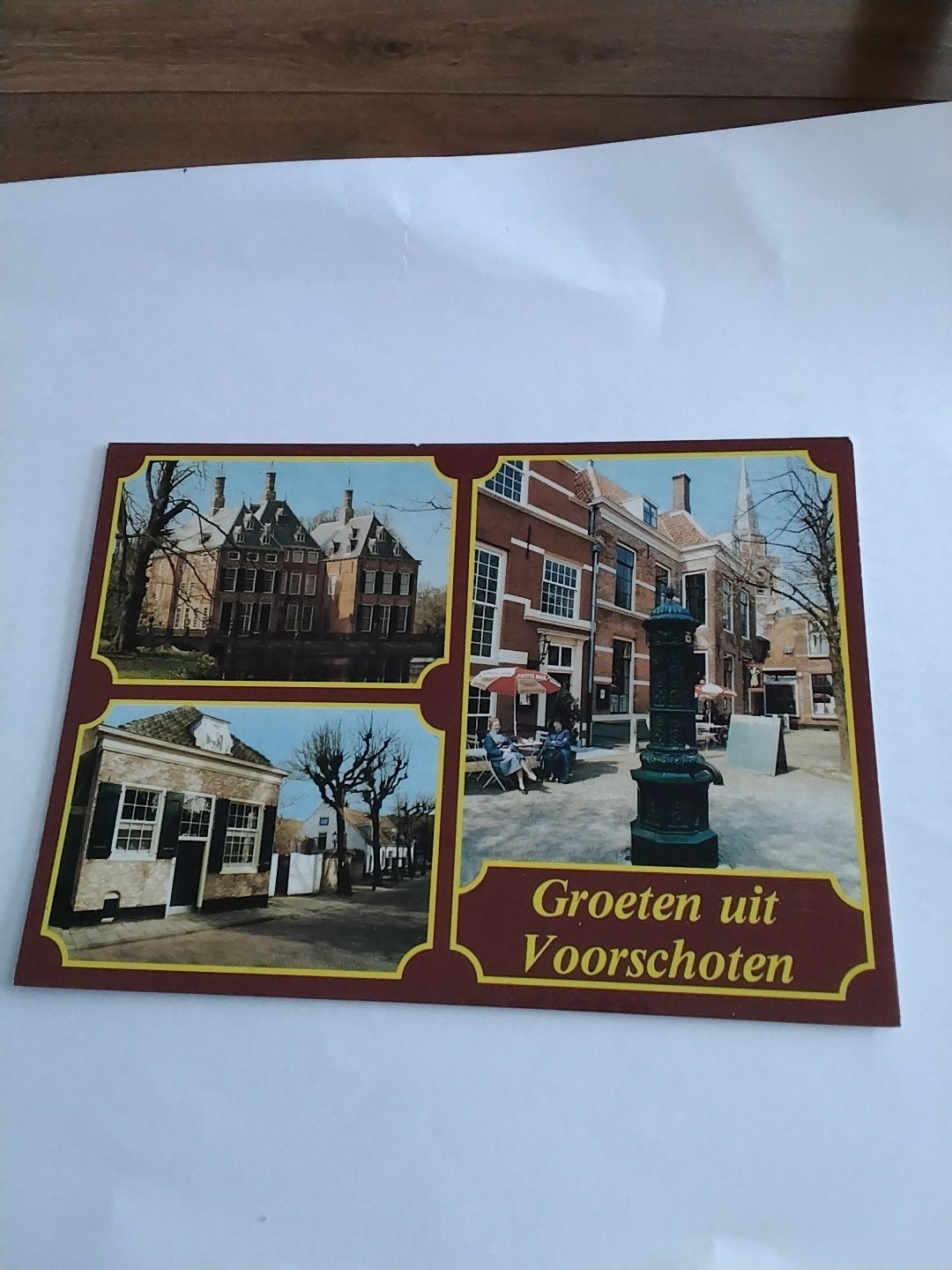 Ansichtkaart Groeten uit Voorschoten, Verzamelen, Ophalen of Verzenden, 1960 tot 1980, Ongelopen, Zuid-Holland