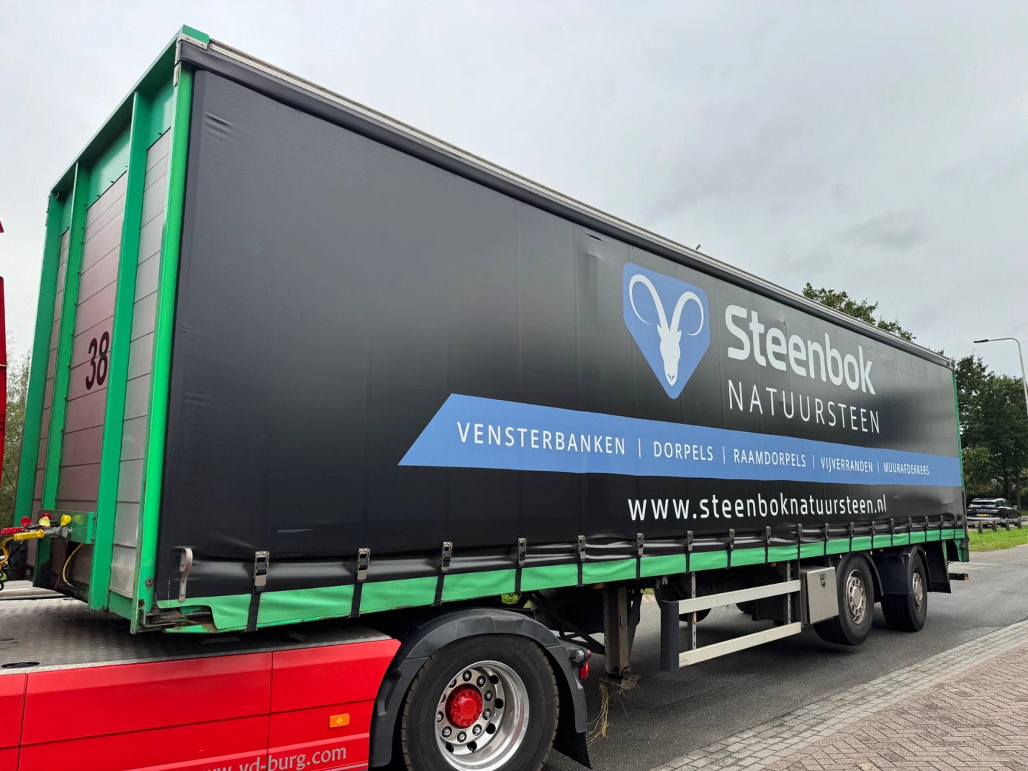 Jumbo TO 180 SE 2 Ass gestuurde oplegger Liftas (bj 2005), Overige brandstoffen, Origineel Nederlands, Particulier, Aanhangers en Opleggers