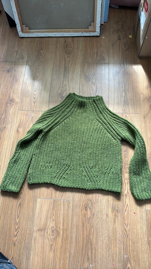 Cropped trui Garçonne made in Italy, Kleding | Dames, Ophalen of Verzenden, Zo goed als nieuw, Maat 42/44 (L)