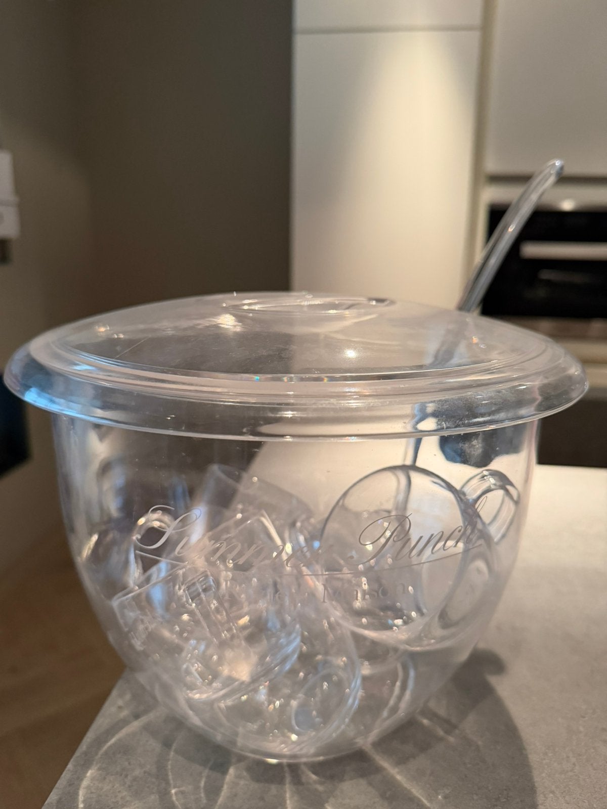 Riviera Maison 'Summer Punch' Bowl Set Glazen & Lepel!, Ophalen of Verzenden, Zo goed als nieuw