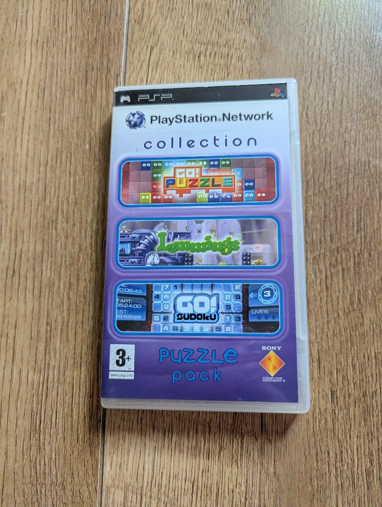 PSP Spel - Playstation Network Collection Puzzle Pack, Puzzel en Educatief, 1 speler, Ophalen of Verzenden, Zo goed als nieuw