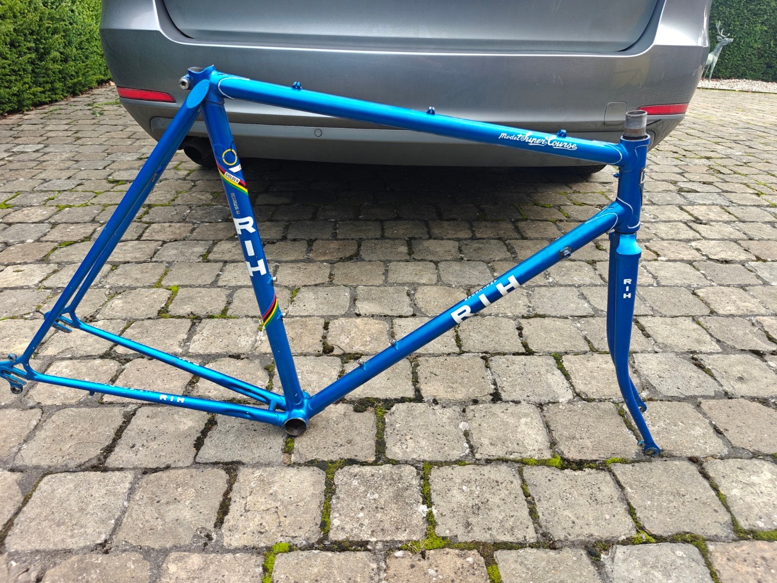 oud Amsterdams stalen rih koersframe maat 56 ct, Ophalen, Frame