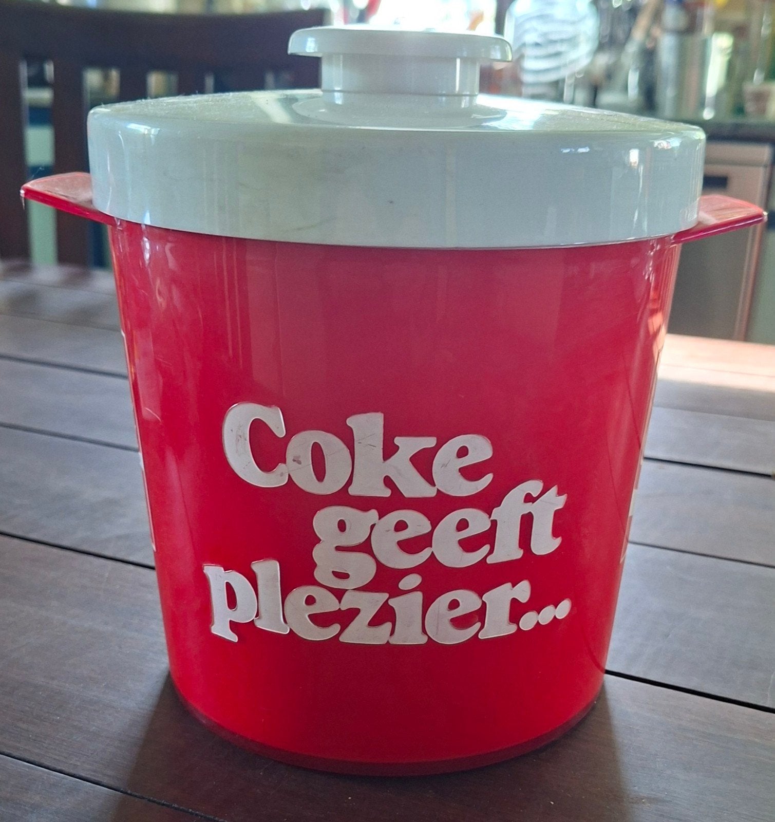 Vintage Coca-Cola koeler - Coke geeft plezier, Ophalen of Verzenden