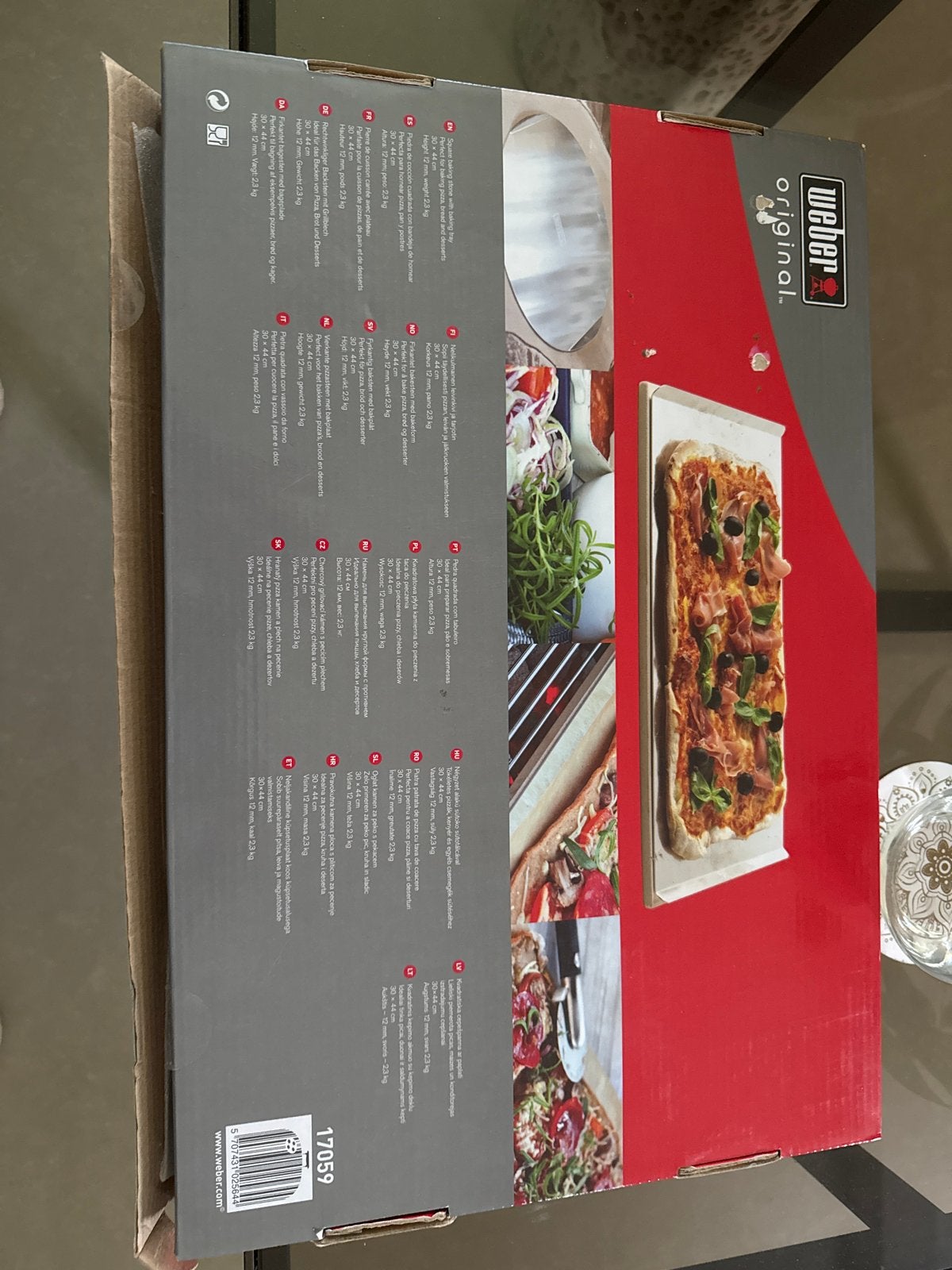 Weber Original Pizzasteen met Bakplaat - Nieuw in doos, Ophalen, Nieuw