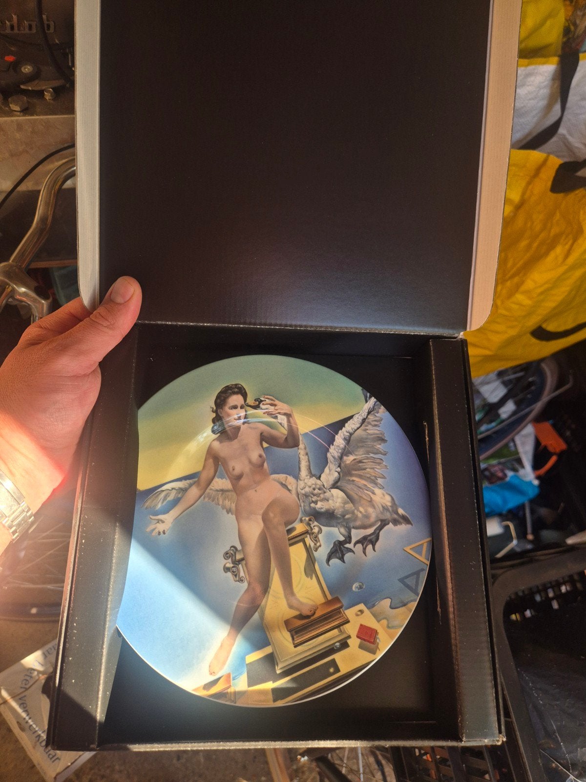 Salvador Dalí 'Leda Atomica' decoratieve plaat, Ophalen of Verzenden