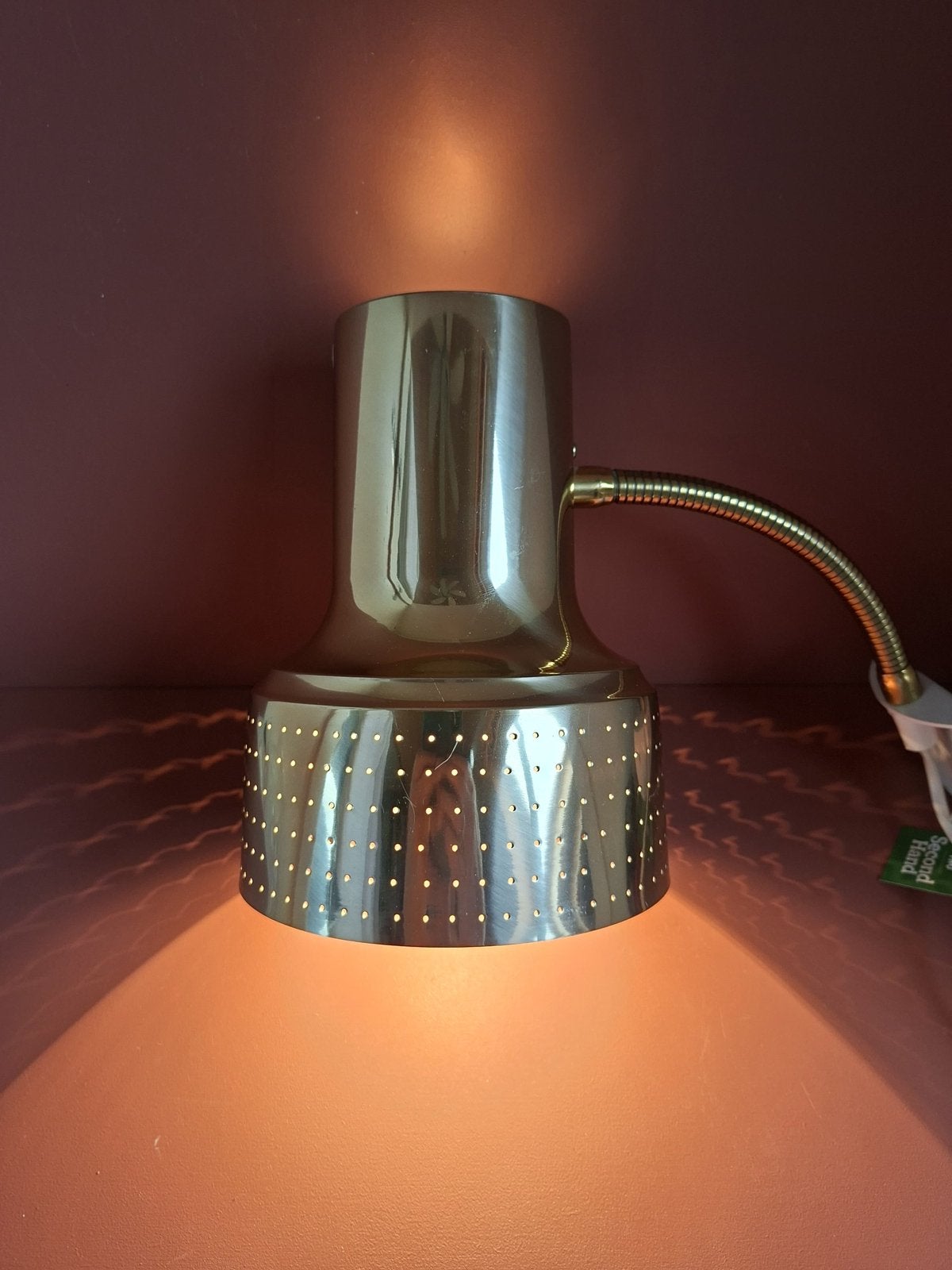 Vintage Carl Thore Wandlamp, Ophalen of Verzenden, Zo goed als nieuw, Metaal