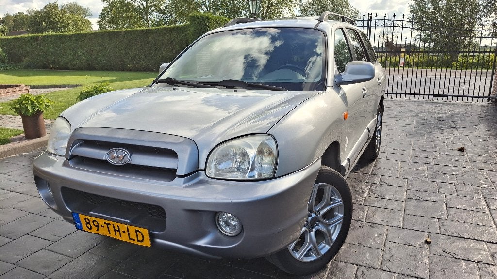 Hyundai Santa Fe 2.4 I 16V leder sunroof, Auto's, Voorwielaandrijving, 145 pk, Santa Fe, 4 cilinders