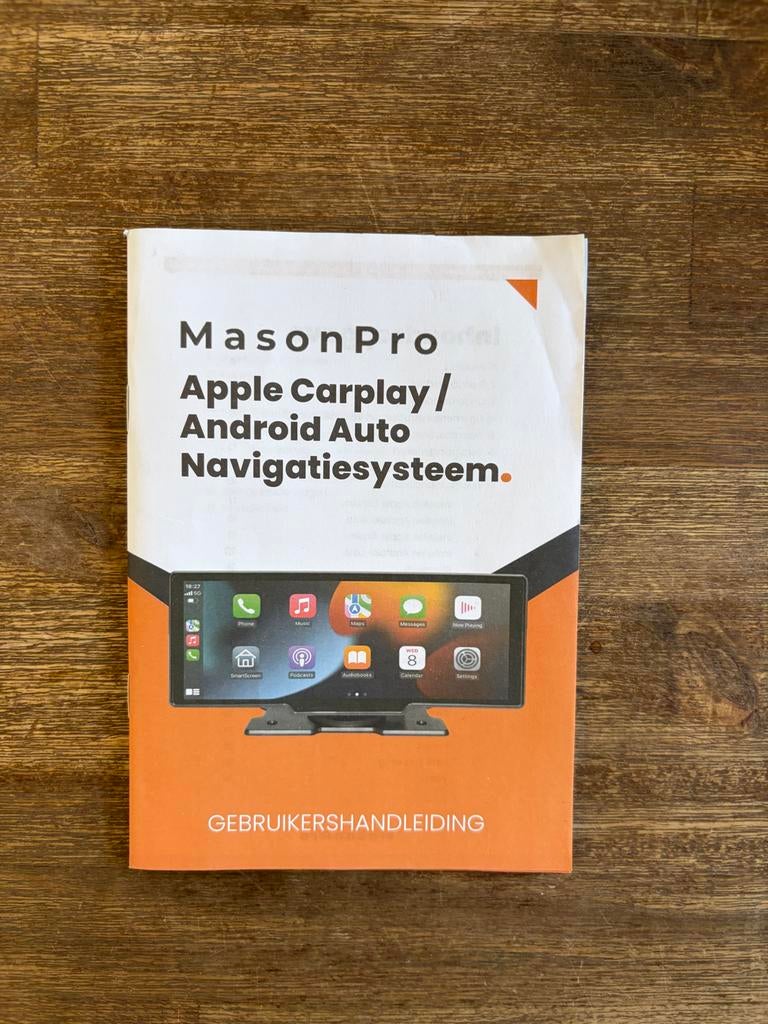 MasonPro Apple CarPlay / Android Auto Navigatiesysteem, Auto diversen, Autonavigatie, Ophalen of Verzenden, Zo goed als nieuw