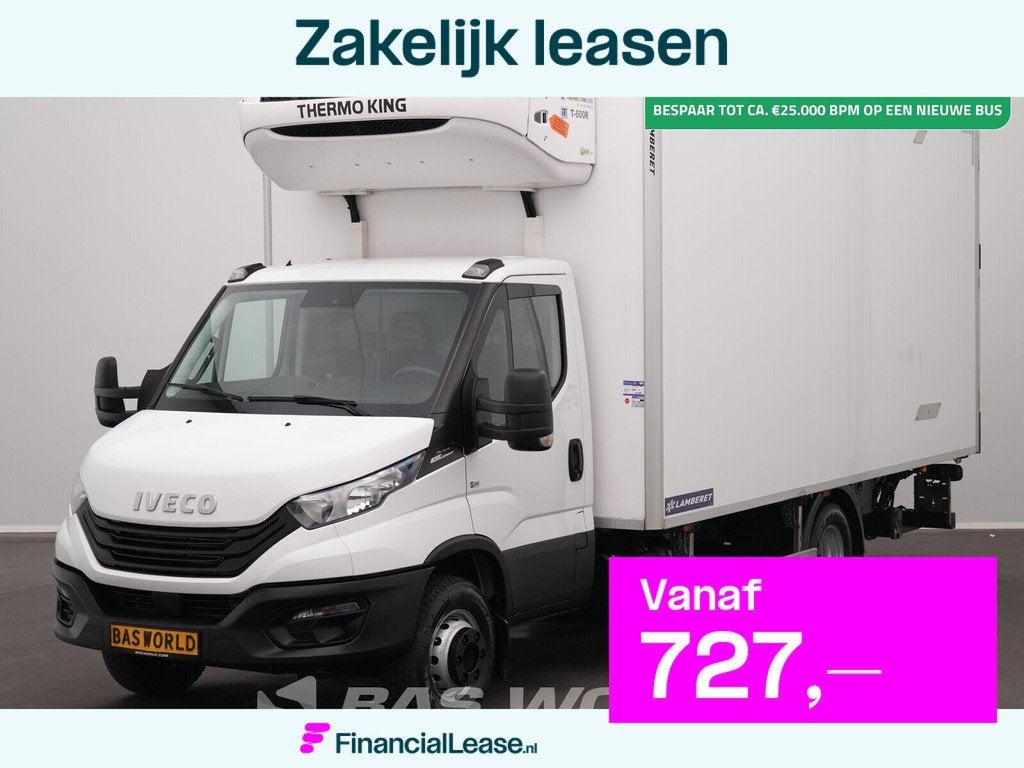 Iveco Daily 72C21 3.0L Automaat Laadklep Koelwagen 210PK Dub, Stof, Gebruikt, Euro 6, 4 cilinders