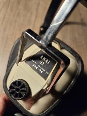 Mooi vintage Akai ASE-9S hoofdtelefoon in goede staat, Ophalen of Verzenden
