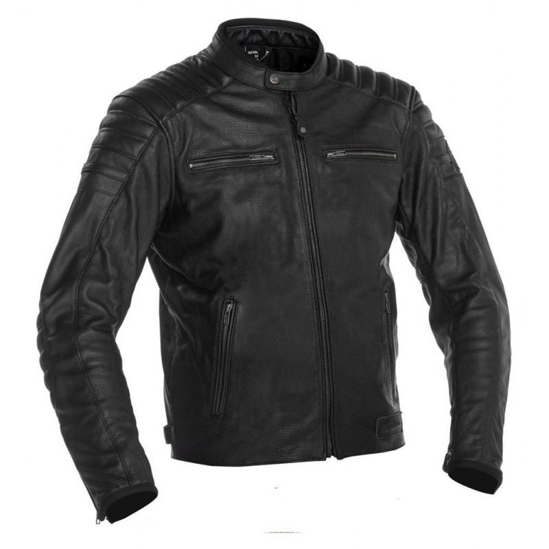 Richa DAYTONA 2 Jack PERFORATED Zwart INCLUSIEF BESCHERMING, Motoren, Ophalen of Verzenden, Tweedehands, Jas | leer
