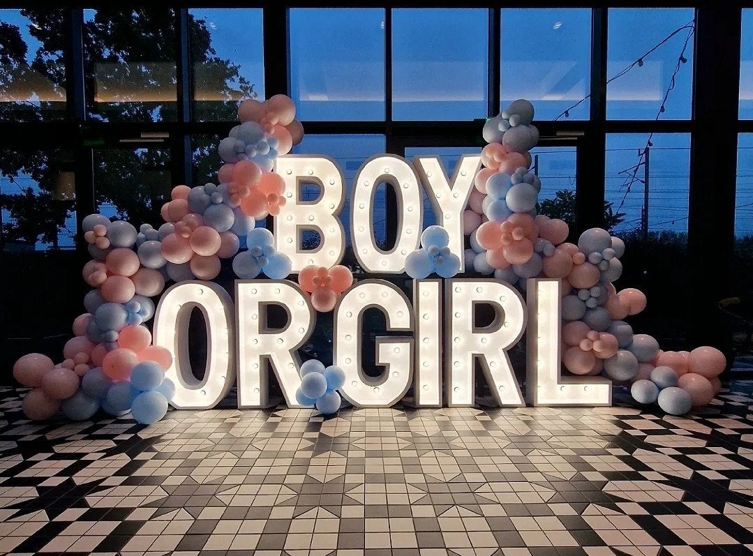 Lichtletters & Cijfers te Huur voor Feesten en Evenementen, Ophalen, Zo goed als nieuw, Versiering, Verjaardag