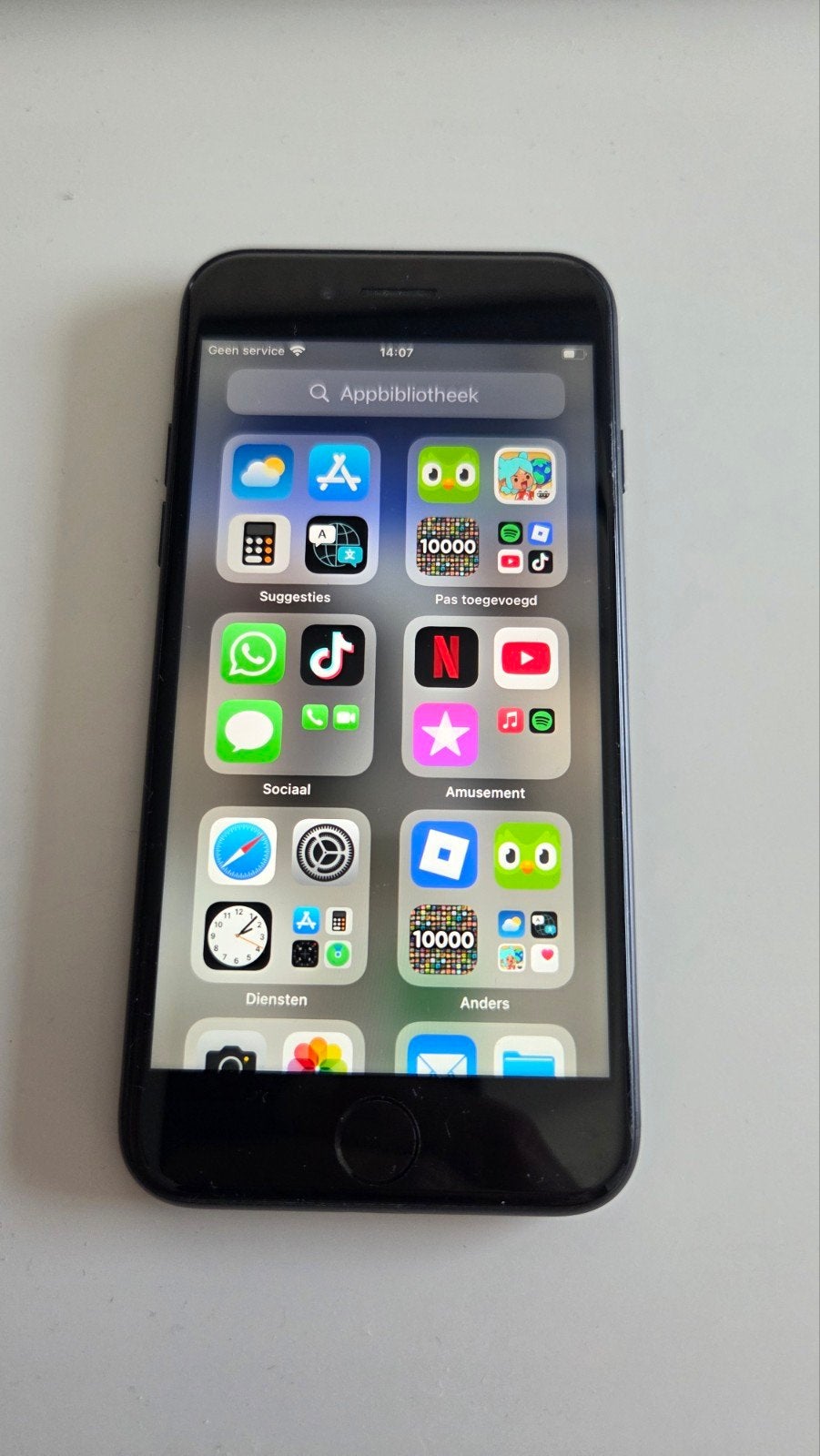 Apple iPhone 7 Zwart 32GB - Goede staat, Telecommunicatie, Mobiele telefoons | Apple iPhone, Zwart, 32 GB, Ophalen of Verzenden