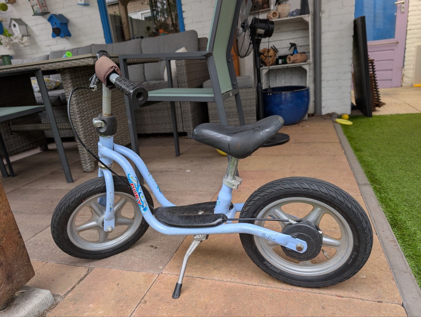 Puky loopfiets 12 inch met standaard, Ophalen, Gebruikt, Minder dan 16 inch, Puky