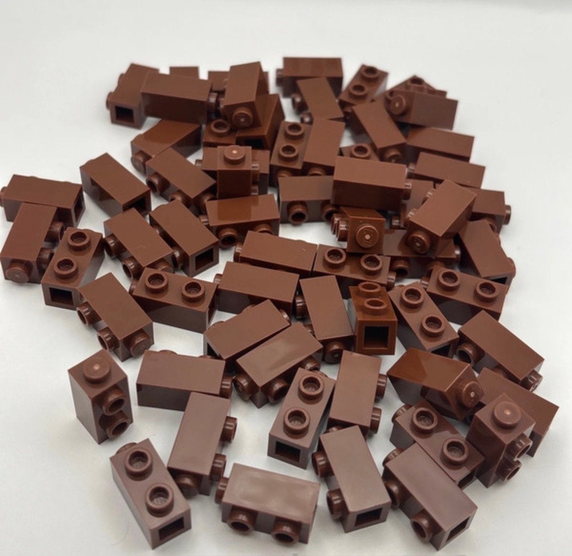 62x LEGO Bricks met noppen aan de zijkant (item 32952), Verzenden, Gebruikt, Overige merken