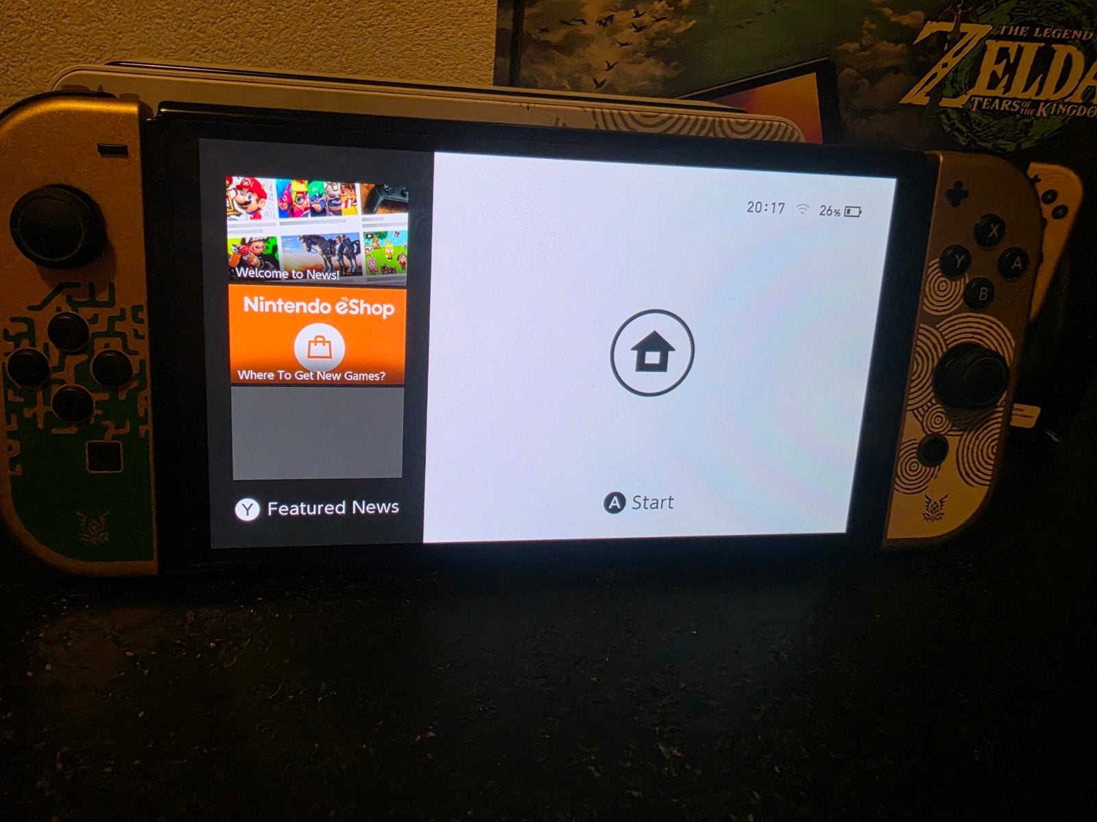 Nintendo Switch OLED Zelda Tears of the Kingdom Editie, Spelcomputers en Games, Spelcomputers | Nintendo Switch, Ophalen of Verzenden