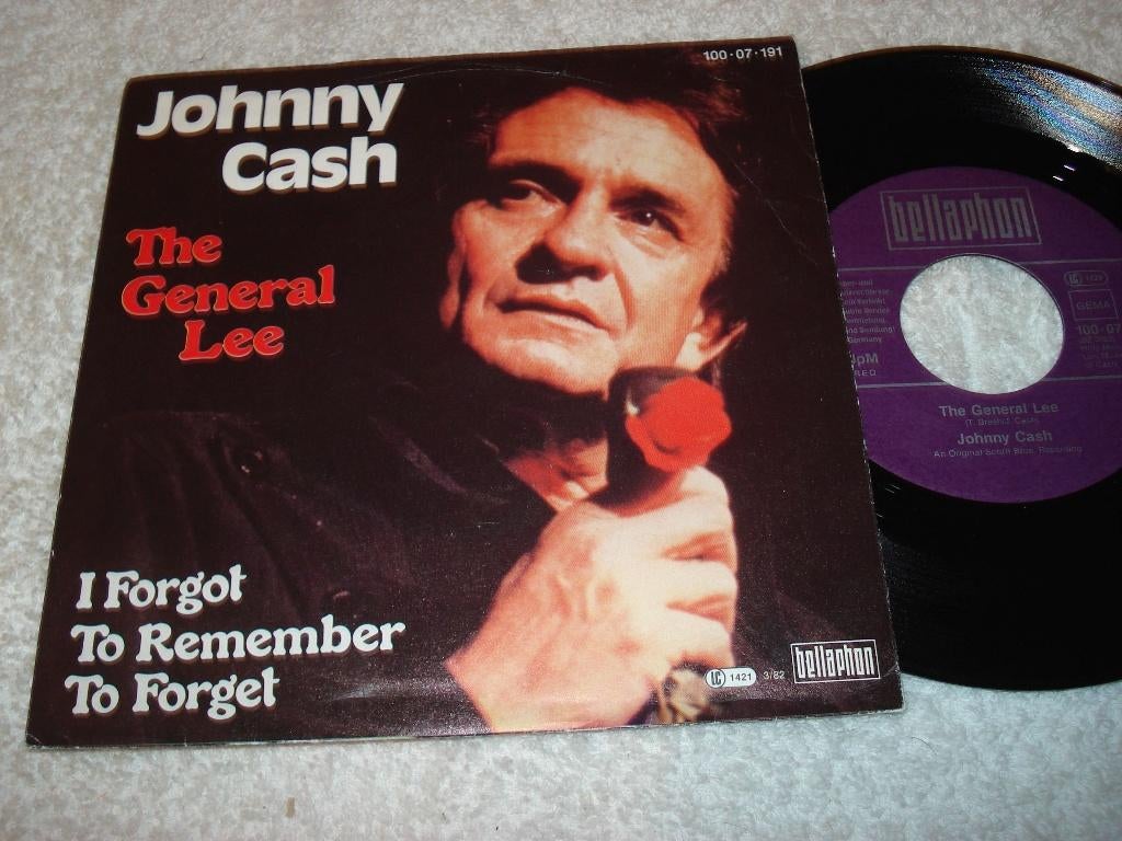 Johnny Cash   The General Lee    Orgineel, Fotohoes, Ophalen of Verzenden, Zo goed als nieuw, Country en Western
