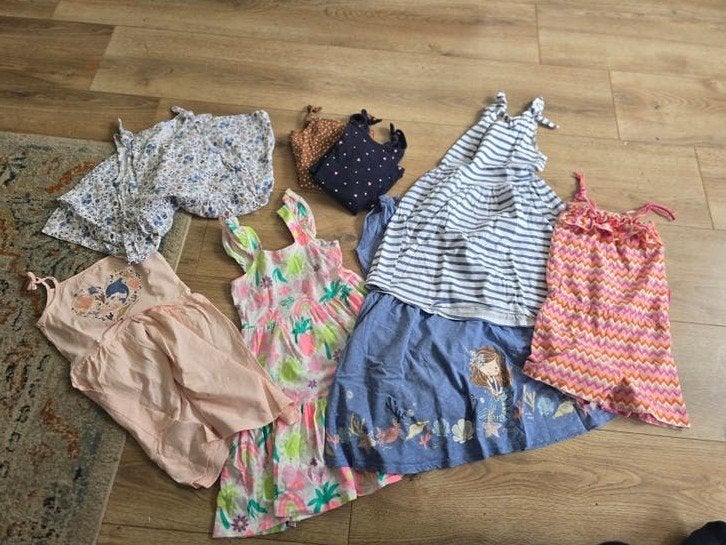 Leuke zomerkleding pakket meisjes maat 122 128, Ophalen of Verzenden, Gebruikt, Diverse, Meisje