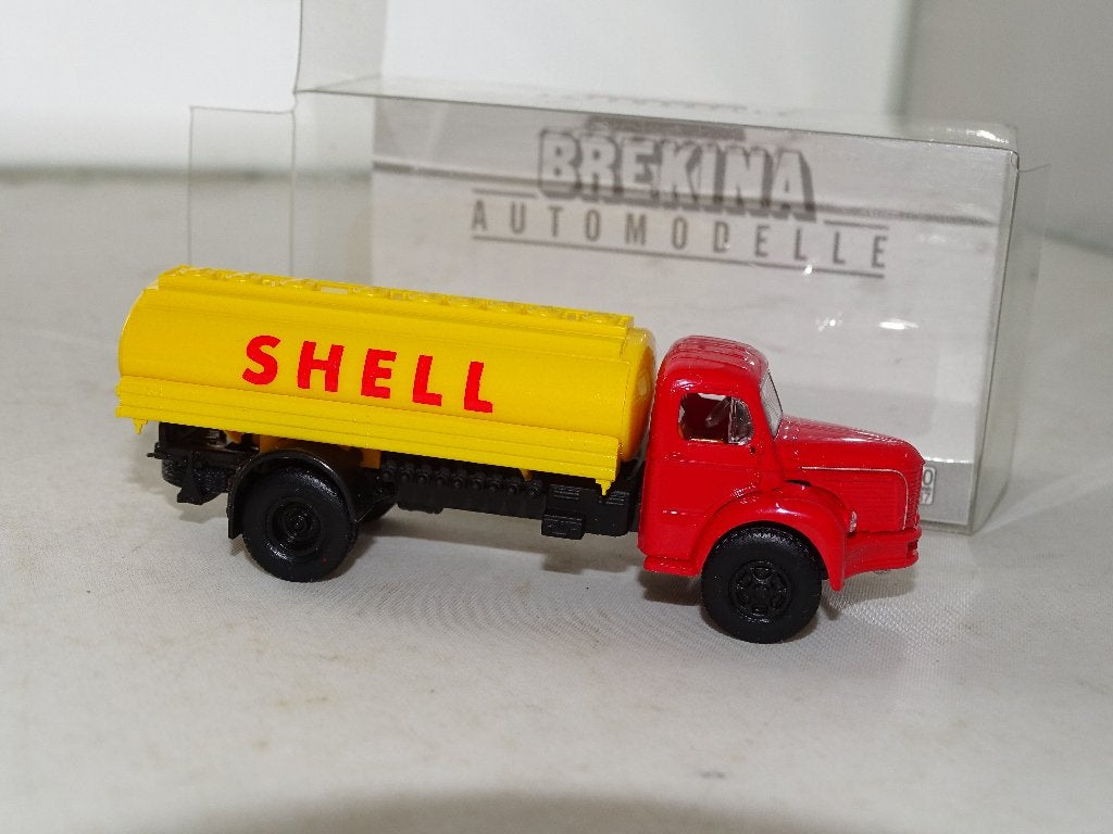 1/87 Brekina Berliet Shell, Hobby en Vrije tijd, Ophalen of Verzenden, Nieuw, Bus of Vrachtwagen, Brekina
