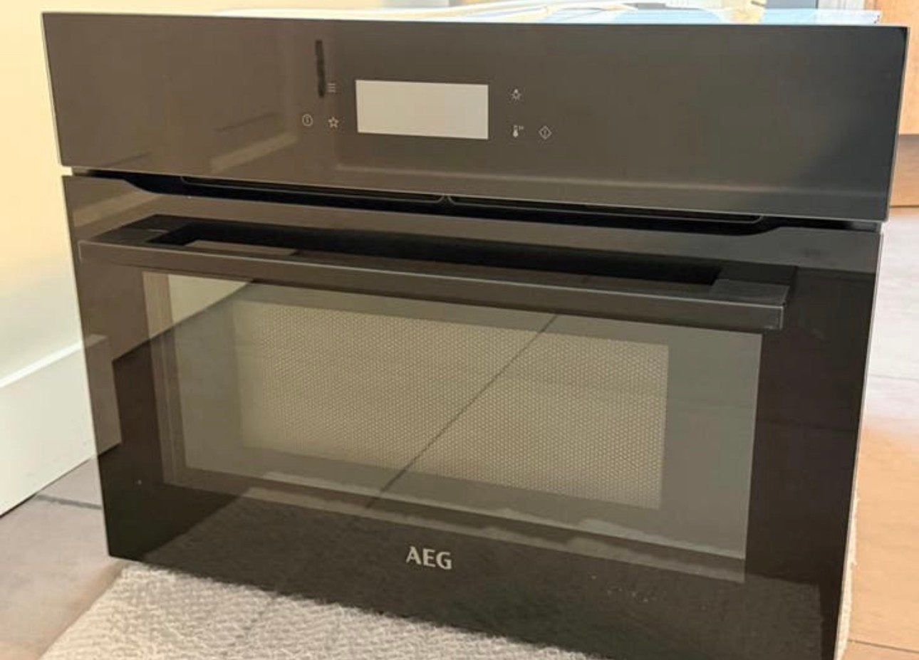 AEG KMK768080B Combioven/magnetron, Ophalen, Zo goed als nieuw