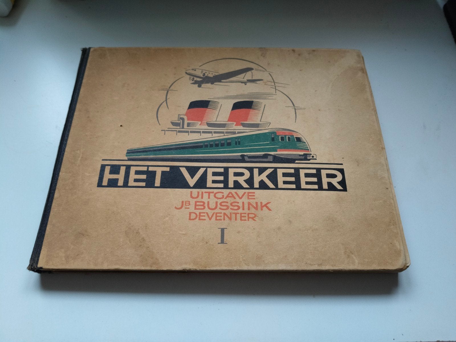 Het Verkeer - Uitgave J.B. Bussink Deventer, Boeken, Verzenden, Gelezen, J.B. Bussink, Plaatjesalbum