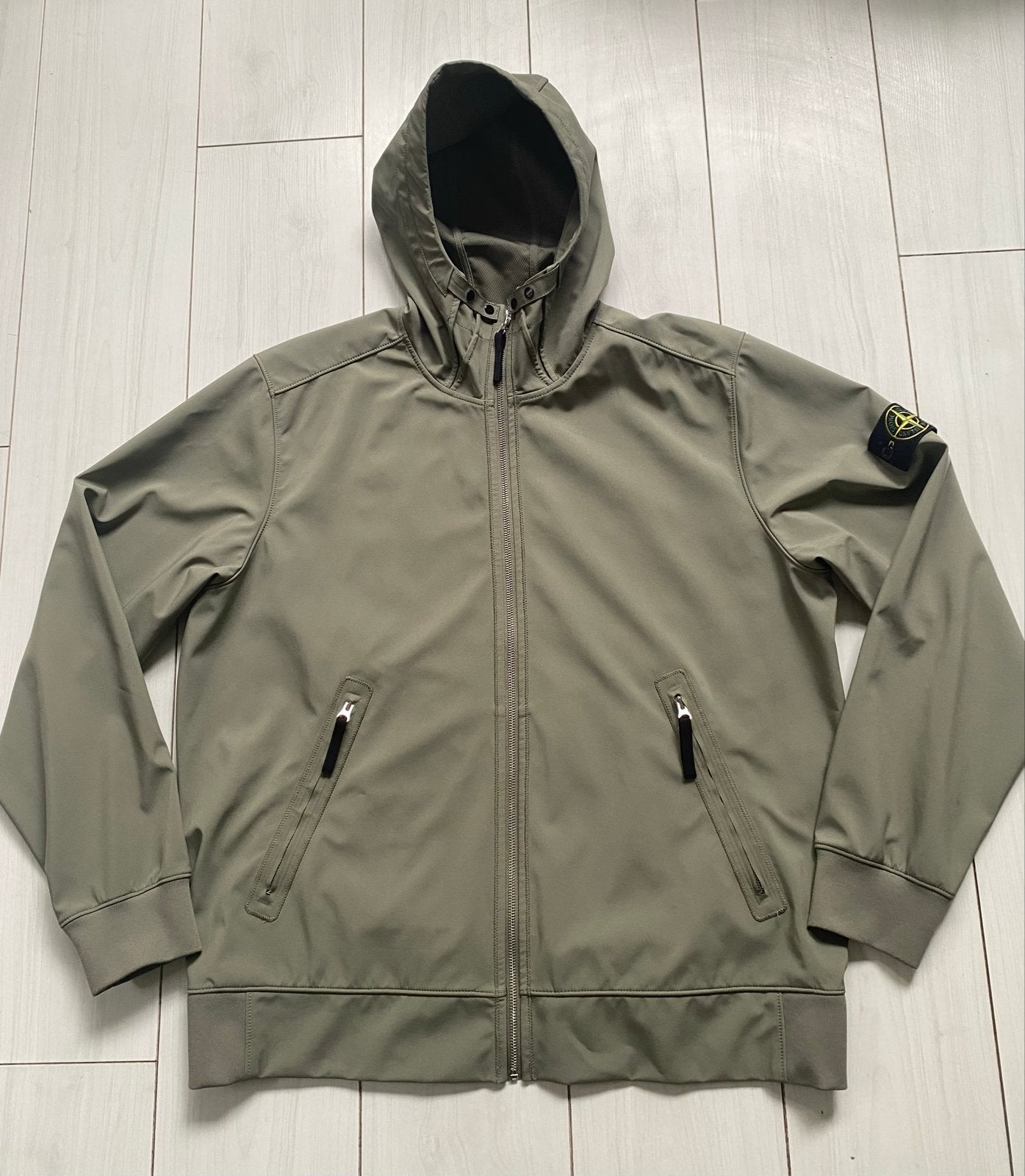 Stone Island Soft Shell R Jas XXXL - Nieuwstaat, Ophalen of Verzenden, Zo goed als nieuw, Overige maten, Groen