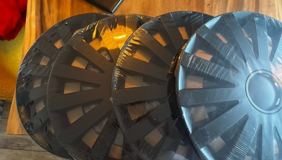 Nieuwe plastic wieldoppen - Set van 4 - 17 inch, Ophalen, Nieuw
