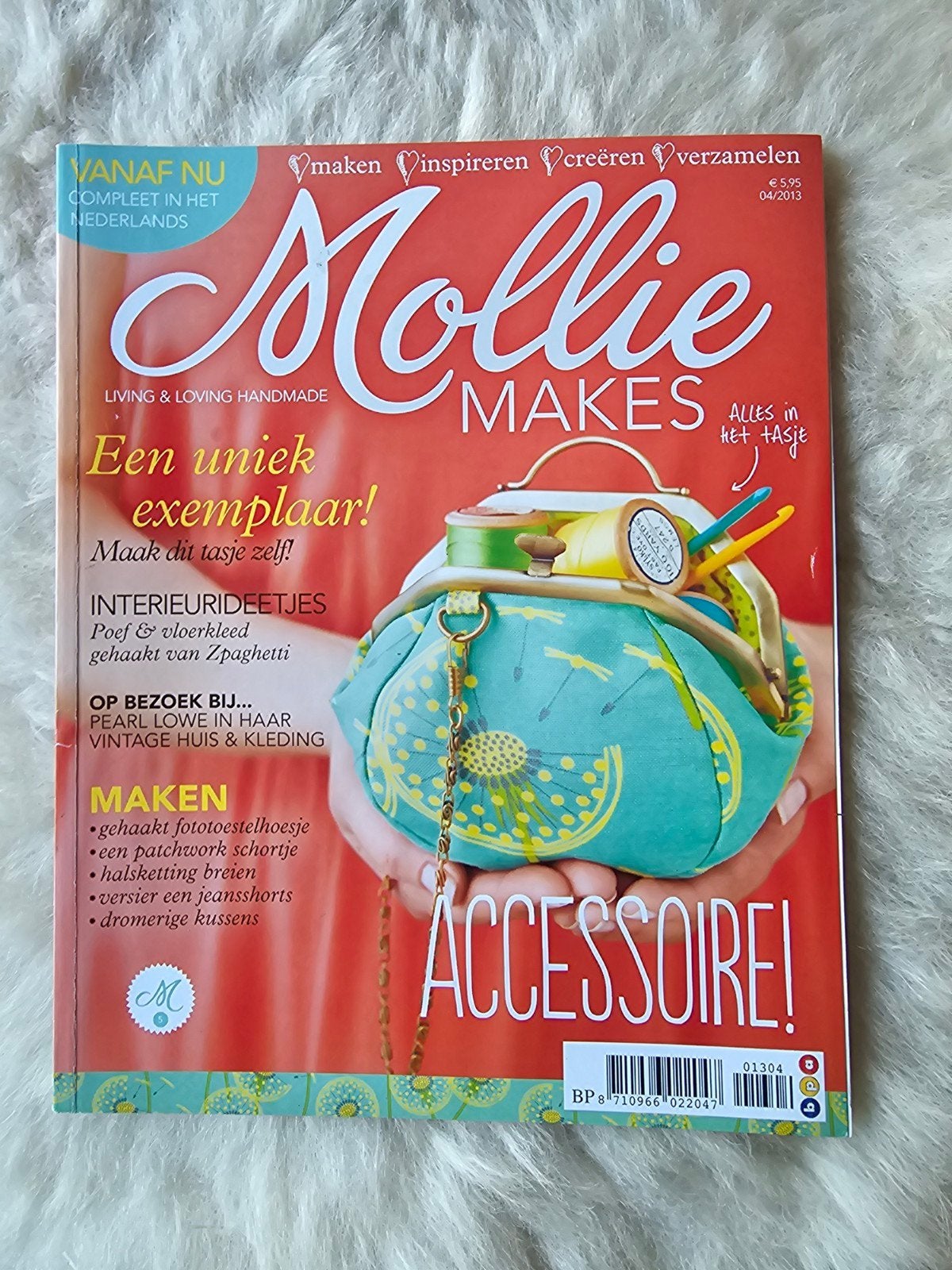 Mollie makes nr 5. Tijdschrift handwerk, Ophalen of Verzenden, Zo goed als nieuw, Overige onderwerpen, Mollie Makes