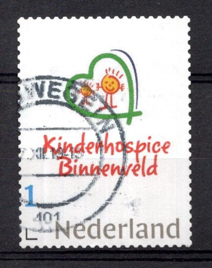 gestempelde zegel. Persoonlijke: kinderhospice, Ophalen of Verzenden, Na 1940, Gestempeld