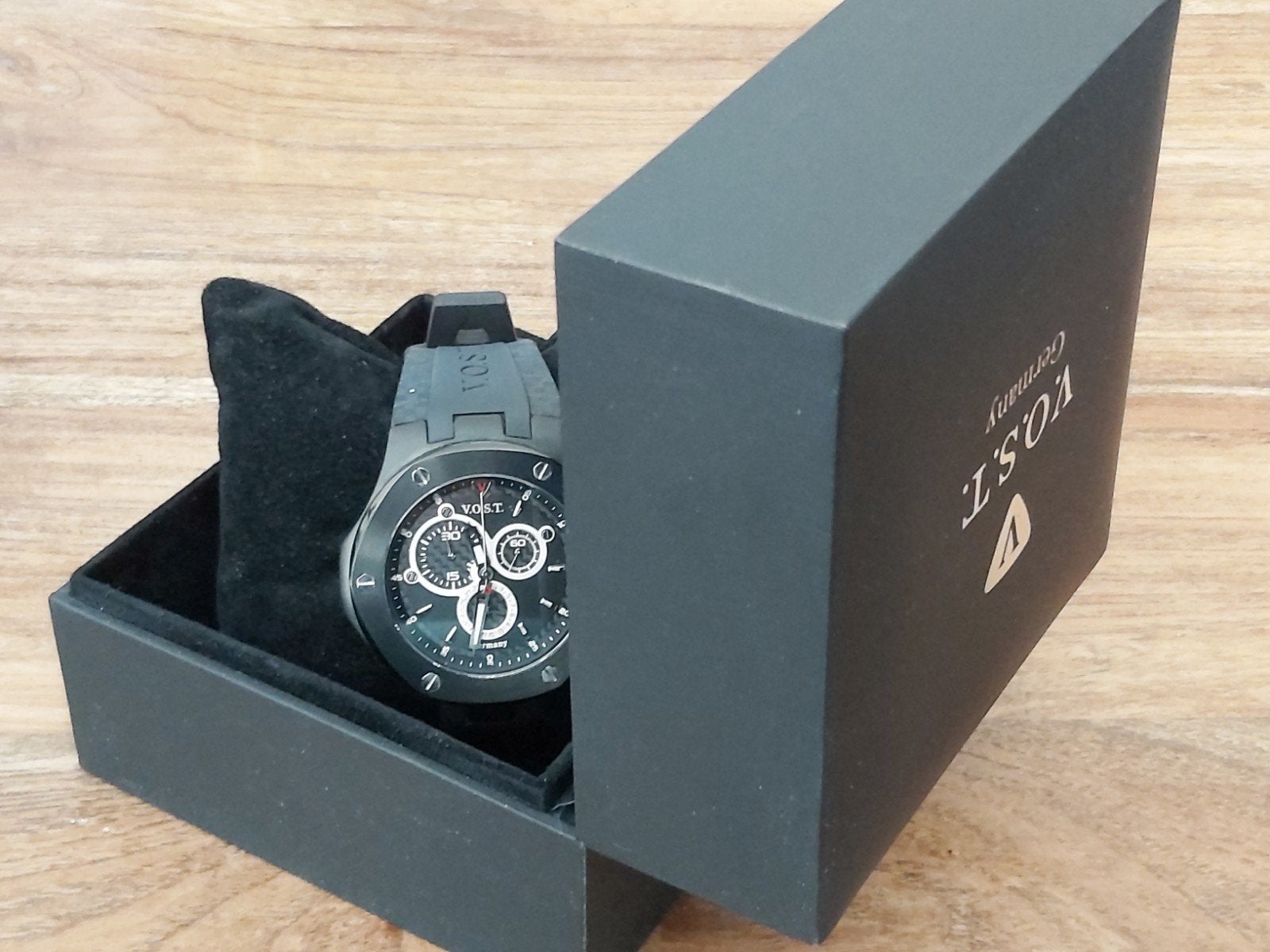V.O.S.T Horloge met Safier Glas, Sieraden, Tassen en Uiterlijk, Horloges | Heren, Zo goed als nieuw, Polshorloge, Overige merken