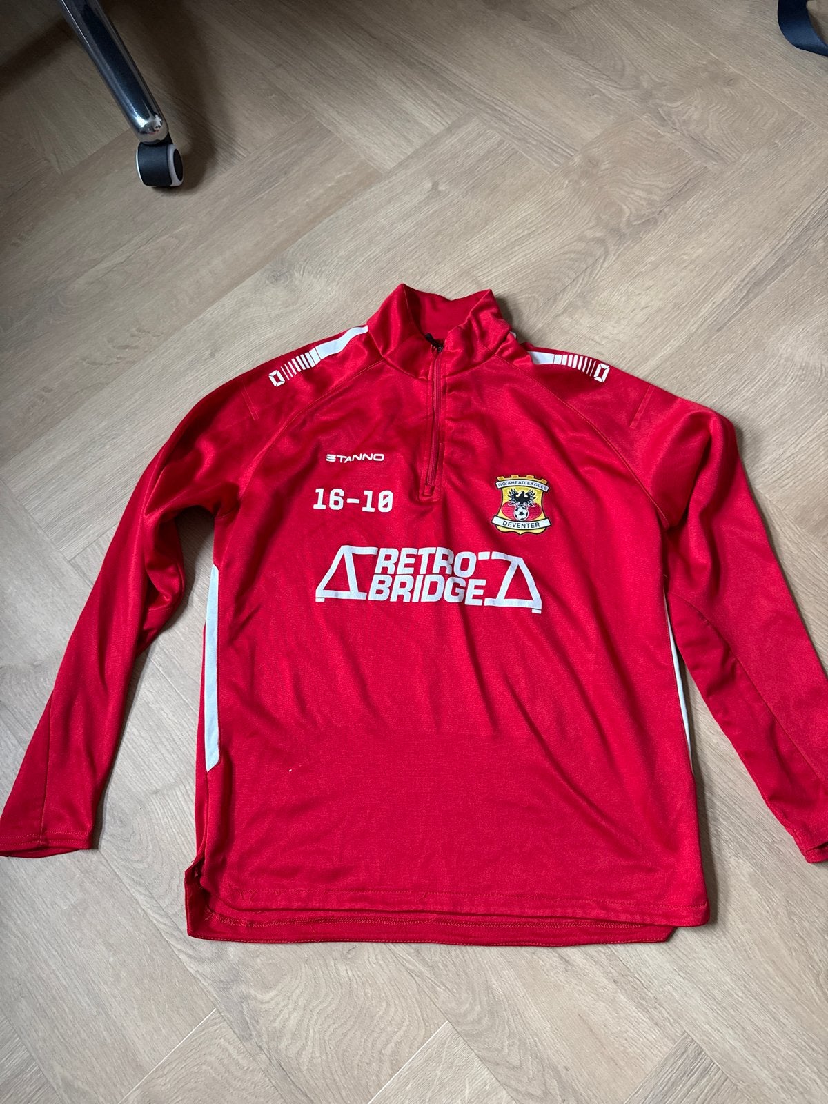 Stanno Go Ahead Eagles Trainingstop Maat M, Maat M, Verzenden, Zo goed als nieuw, Shirt