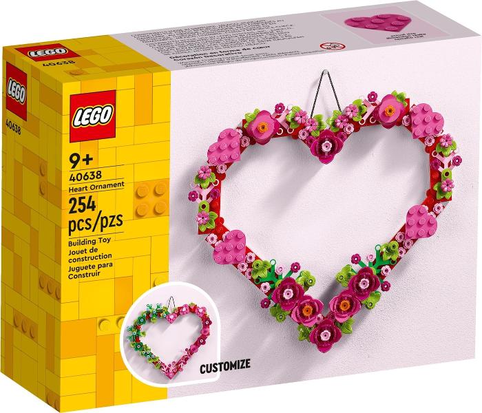 Lego Holiday and Event set 40638 Hartvormige versiering, Kinderen en Baby's, Speelgoed | Duplo en Lego, Nieuw, Lego, Complete set