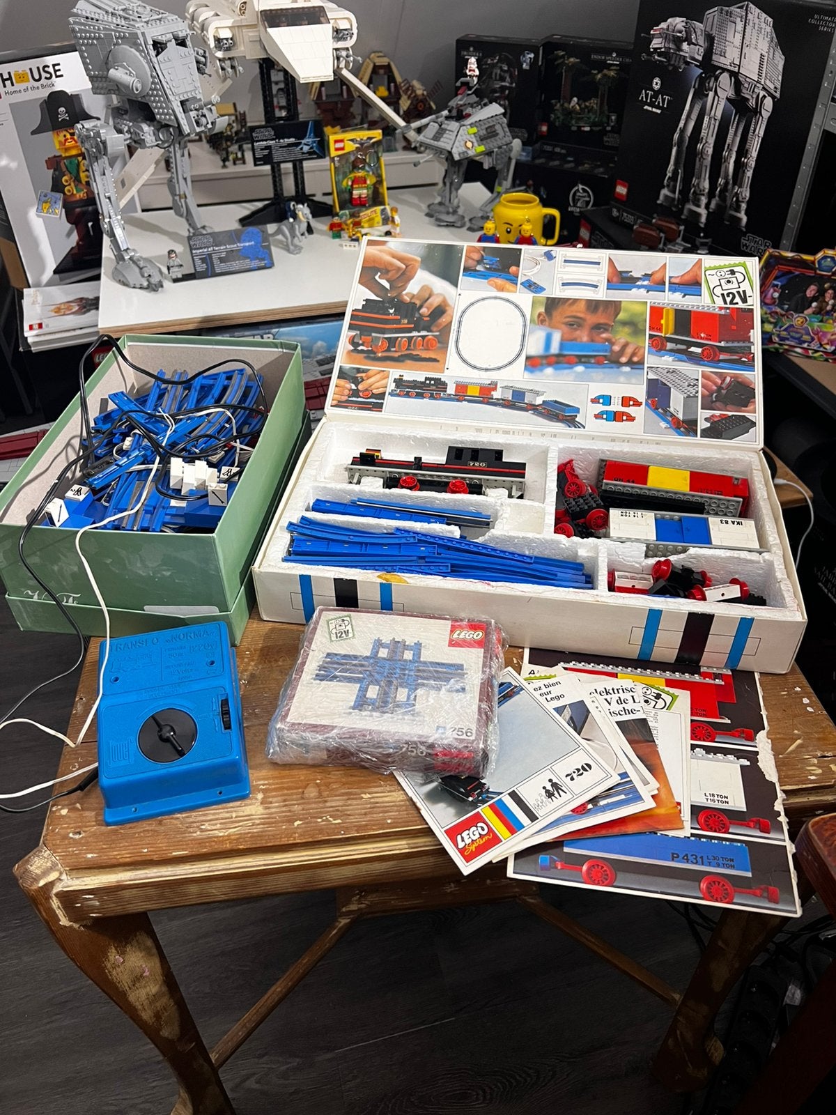 Lego set 720 - 12V elektrische trein (verzamelaarsconditie), Kinderen en Baby's, Compleet, Lego, Ophalen of Verzenden, Zo goed als nieuw