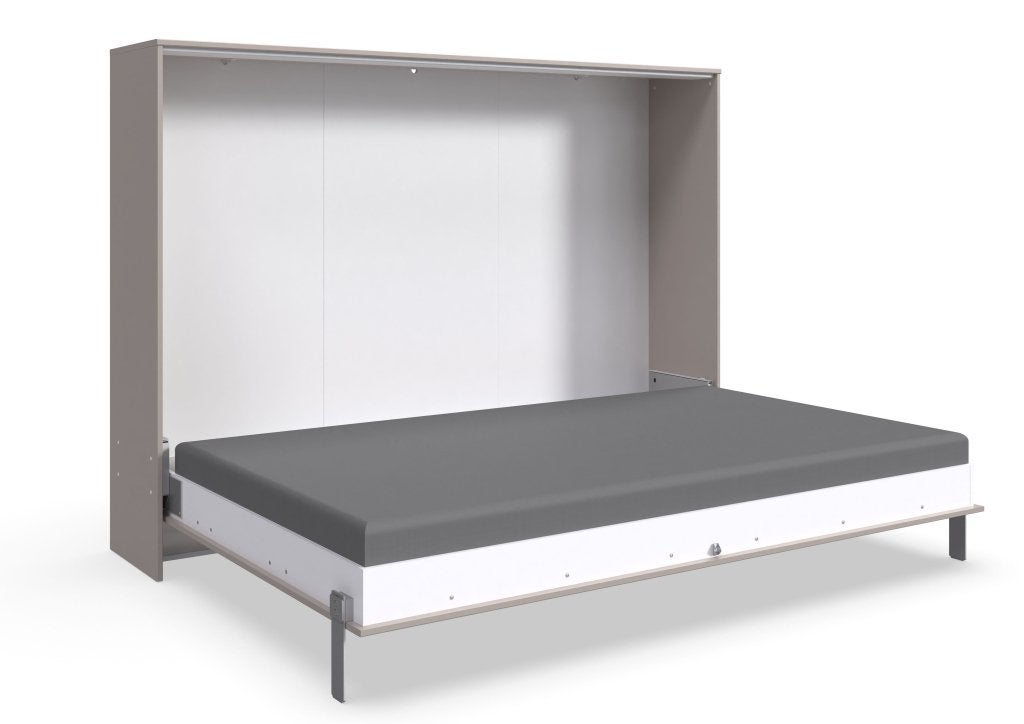 Juist opklapbed horizontaal - 140x200 - Taupe, Huis en Inrichting, Slaapkamer | Bedden, Niet ingevuld, Niet ingevuld, Niet ingevuld