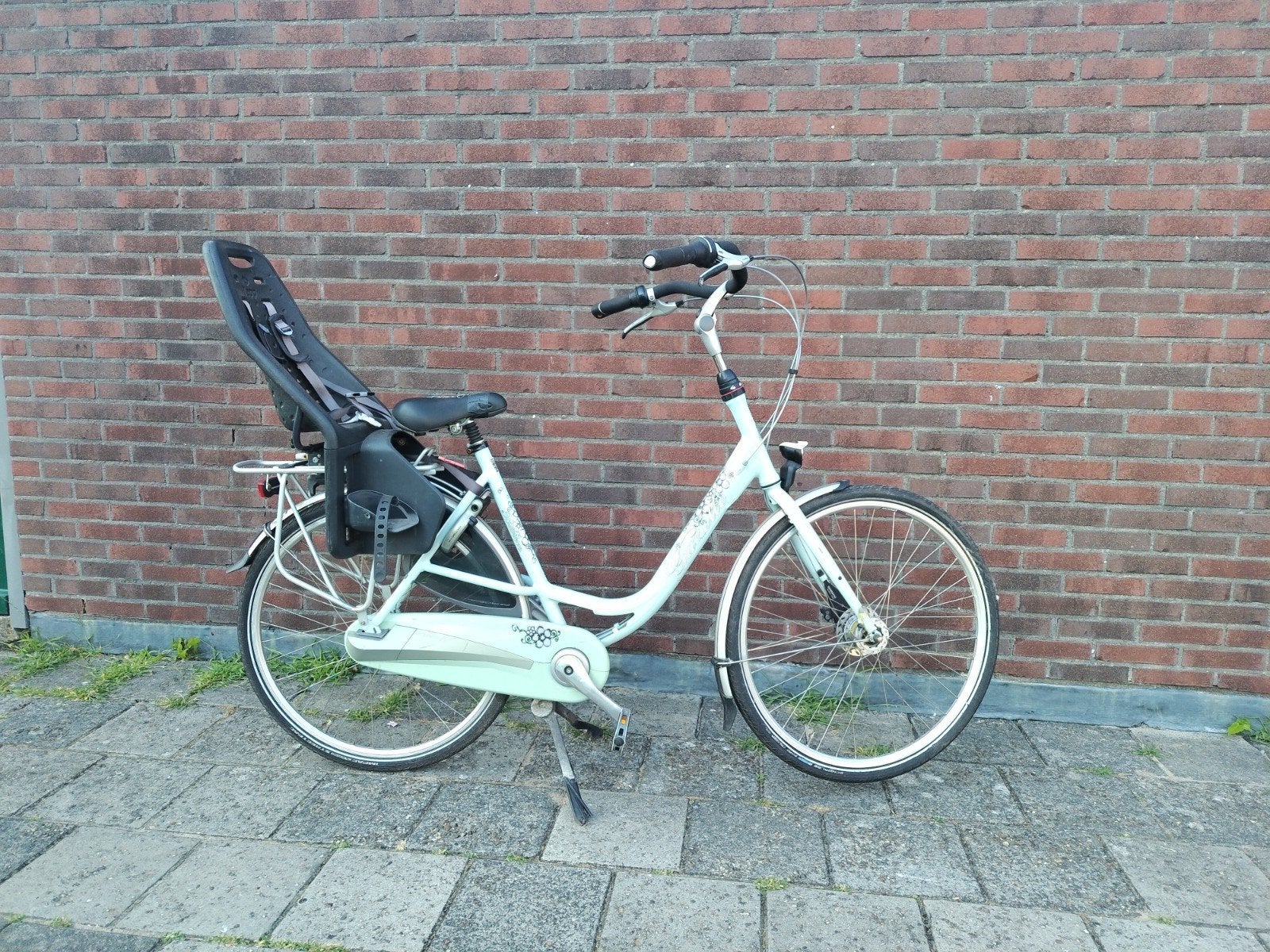 Gazelle Bloom Moederfiets met Yepp zitjes en versnellingen, Ophalen, Gebruikt, Versnellingen, Gazelle