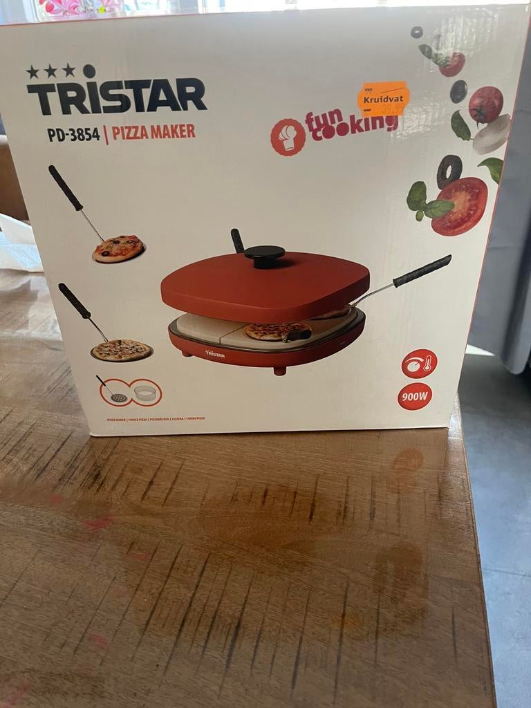 Pizza maker en gril in 1, Witgoed en Apparatuur, Gourmetstellen, Ophalen of Verzenden, Zo goed als nieuw, 4 t/m 7 personen