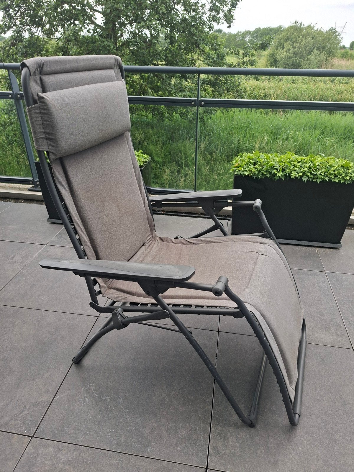 TE KOOP: LAFUMA MOBILIER RELAXSTOEL, Caravans en Kamperen, Kampeermeubelen, Ophalen, Gebruikt, Campingstoel