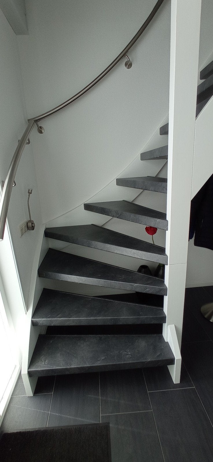 Traplift, Ophalen, Zo goed als nieuw, Met bocht
