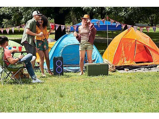 Te huur: JBL PartyBox 100 (Draagbare Bluetooth-luidspreker), Ophalen of Verzenden, Zo goed als nieuw, Overige