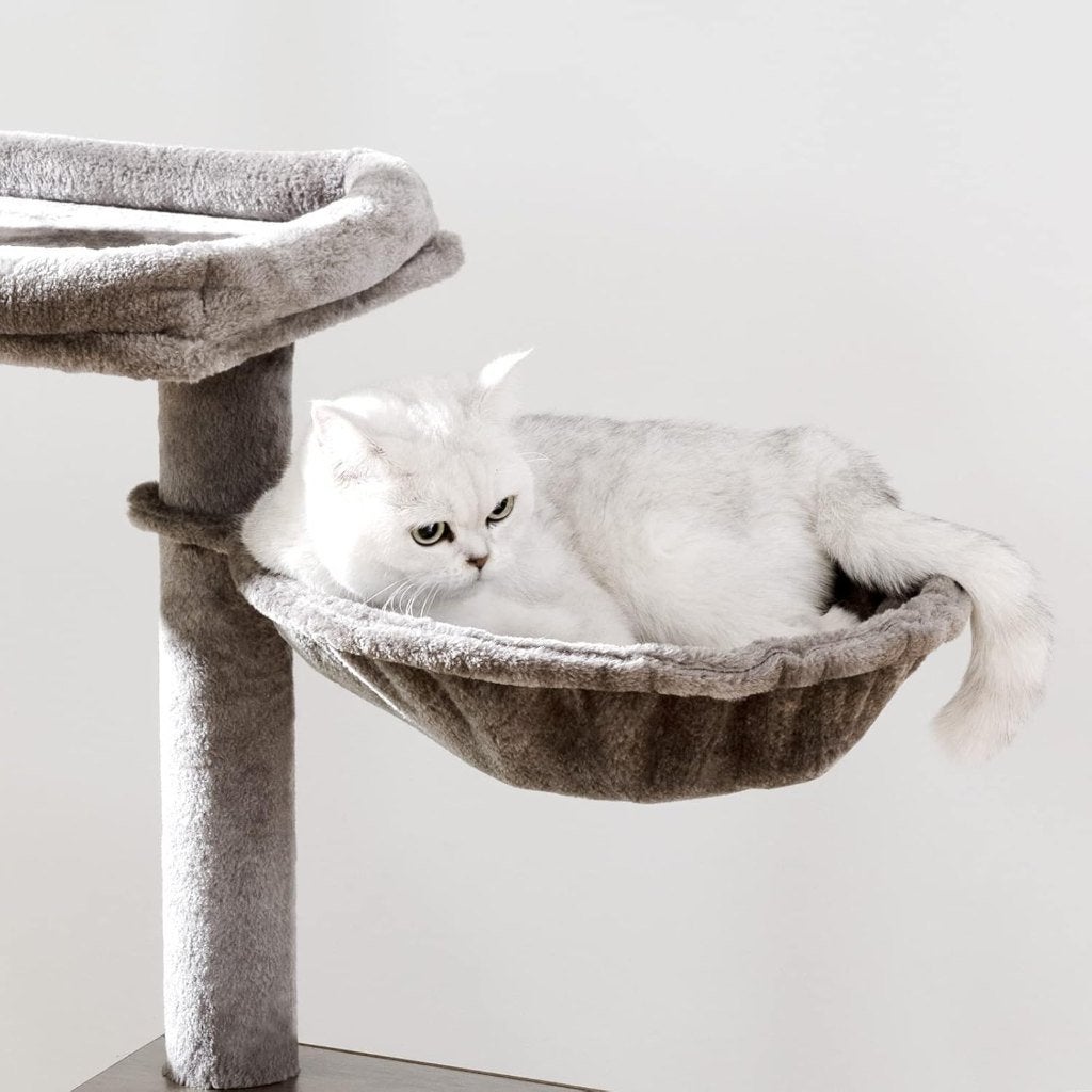 Foto 6 van Nieuw Kattenmeubel- krabpaal met kattenbak-60L x 48B x 150cm