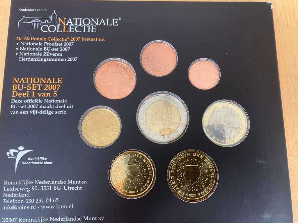 Nederland 2007 euromunt set, Postzegels en Munten, Munten | Europa | Euromunten, Ophalen of Verzenden, Overige landen, 2 euro
