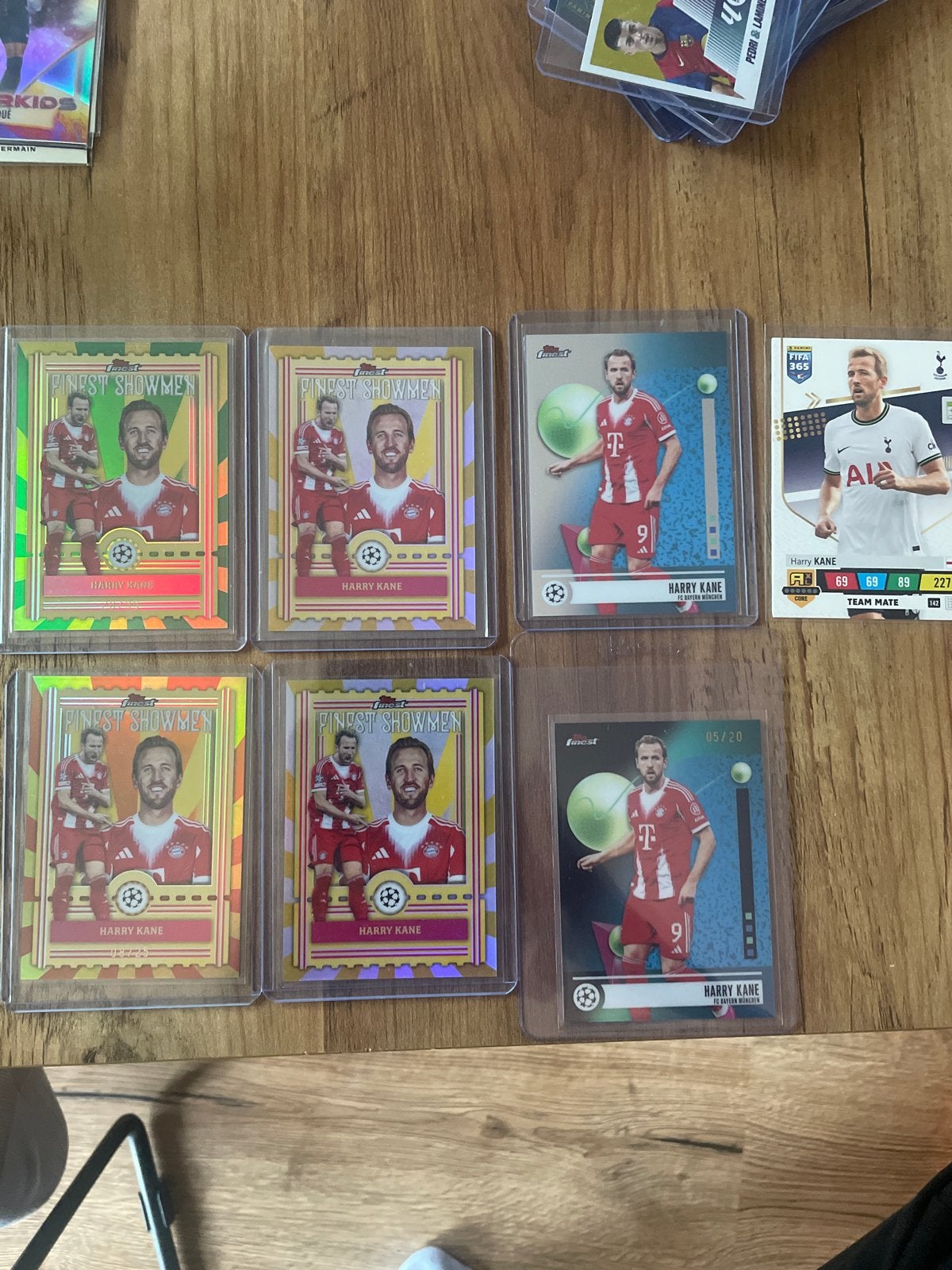 Harry Kane Topps Finest Showmen & Base Kaarten, Ophalen of Verzenden, Zo goed als nieuw, Buitenlandse clubs, Spelerskaart