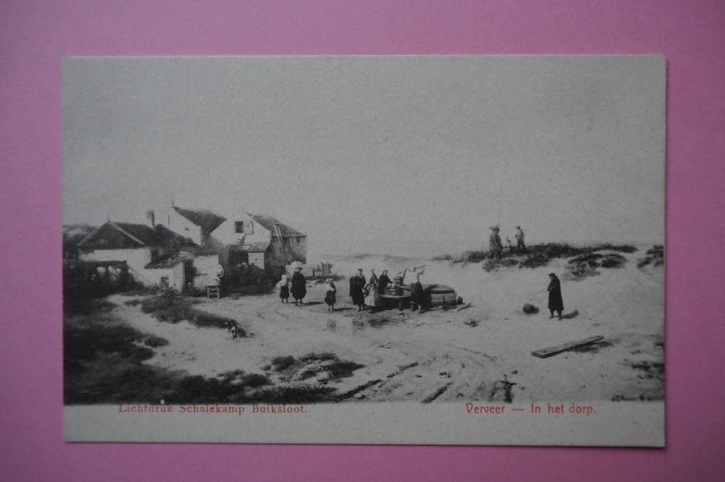Ansichtkaart van Salomon Verveer - In het dorp - ongebruikt, Ophalen of Verzenden, Voor 1920, Ongelopen, Noord-Brabant