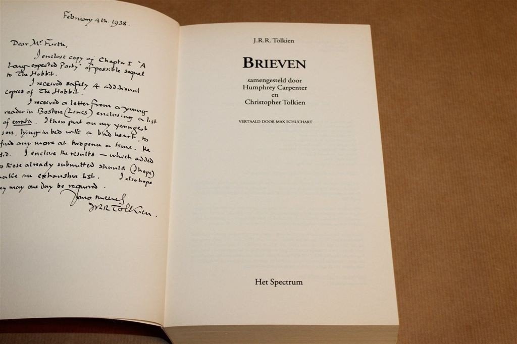 Brieven — J.R.R. Tolkien, Dik Boek, Lord of the Rings, Ophalen of Verzenden, Zo goed als nieuw