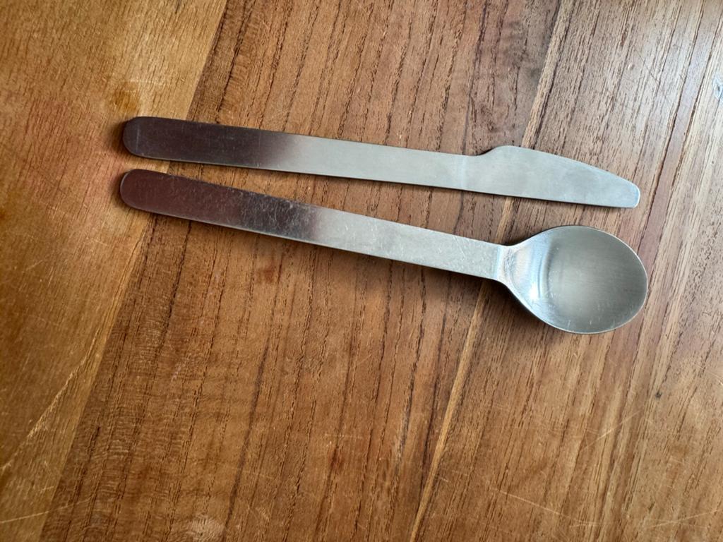 Maak uw Mepal Ellipse bestekset weer compleet, Huis en Inrichting, Keuken | Bestek, Gebruikt, Ophalen of Verzenden, Rvs of Chroom